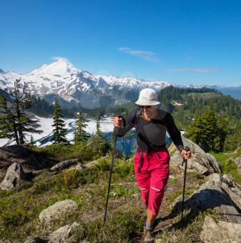 hiking in Mt.Baker area, Washington