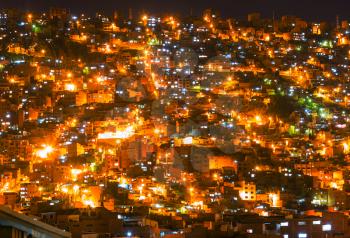 La Paz at dark