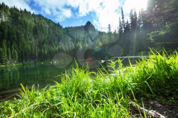 lake in mountains