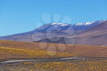High mountains in Bolivia