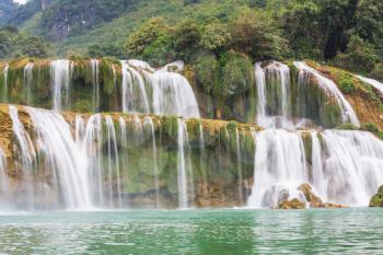 Ban Gioc - Detian waterfall in  Vietnam