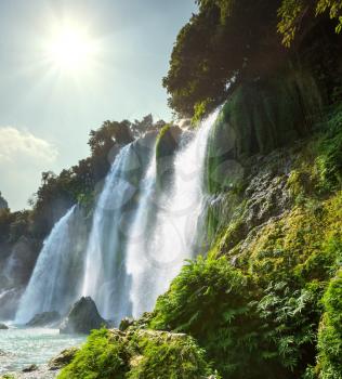 Ban Gioc - Detian waterfall in  Vietnam