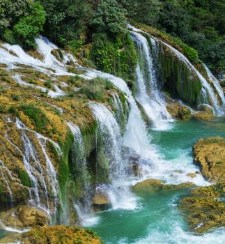 Ban Gioc - Detian waterfall in  Vietnam