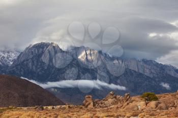 Alabama hills in California