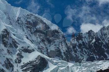 High mountains in Bolivia