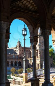 Plaza Espana in Sevilla,Spain