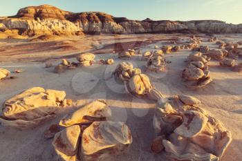 Bisti badlands, De-na-zin wilderness area,  New Mexico, USA