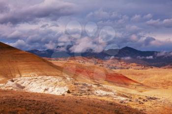 Painted hills in john day national monument, Oregon,USA