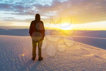 Tent in White Dunes, USA