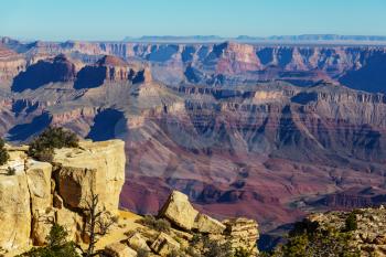 Picturesque landscapes of the Grand Canyon