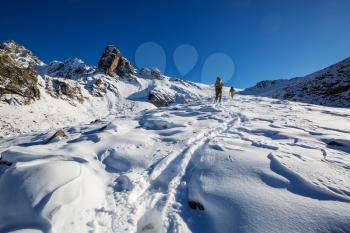 Hike in Kackar Mountains in eastern Turkey, autumn season.