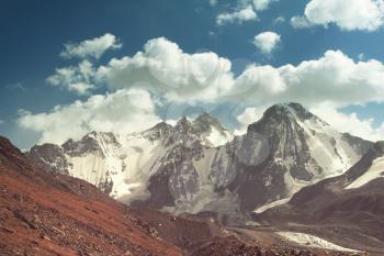 Beautiful high mountain in Pamir