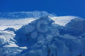 Beautiful mountains landscapes in Cordillera Huayhuash, Peru, South America