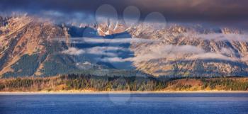 Grand Teton National Park, Wyoming, USA. Instagram filter.