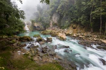 Beautiful natural pools in Semuc Champey, Lanquin, Guatemala, Central America