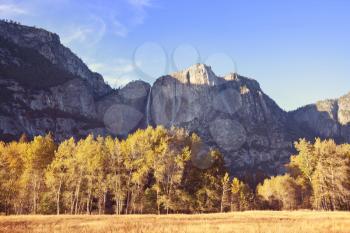 Beautiful Yosemite National Park landscapes, California