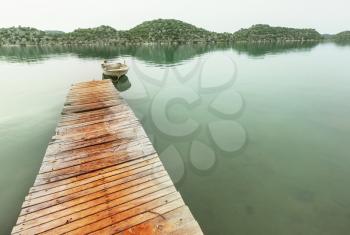 sea pier in Turkey coast