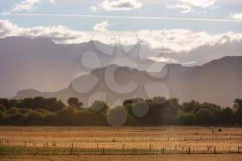 Rural landscapes in Argentina mountains