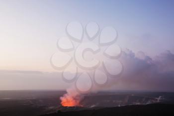 Kilauea Active Volcano on Big Island, Hawaii