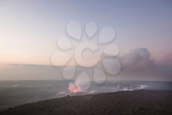 Kilauea Active Volcano on Big Island, Hawaii