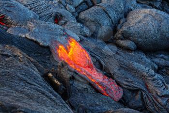 Kilauea Active Volcano on Big Island, Hawaii