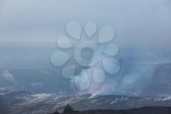 Kilauea Active Volcano on Big Island, Hawaii