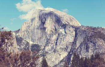 Beautiful Yosemite National Park landscapes, California