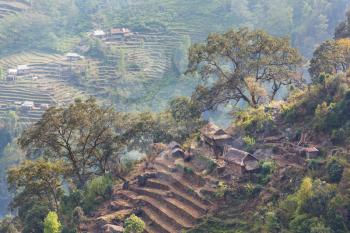 Village in the Nepalese mountains