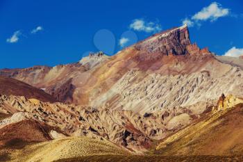 Unusual mountains landscape in Andes, Agrentina.