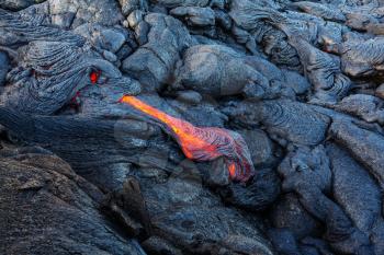 Kilauea Active Volcano on Big Island, Hawaii