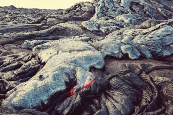 Kilauea Active Volcano on Big Island, Hawaii