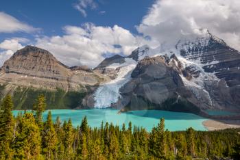 Beautiful Mount Robson in summer season, Canada