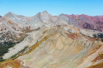 Mountain Landscape in Colorado Rocky Mountains, Colorado, United States.