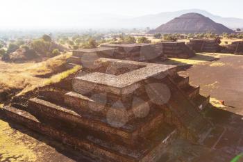 Pyramid of the Sun. Teotihuacan. Mexico.