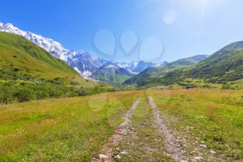 High Caucasus mountains. Svaneti. Georgia.