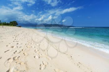 Tropical beach in Gili