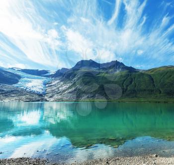 Svartisen Glacier in Norway