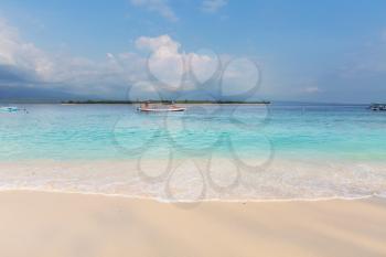 Tropical beach in Gili