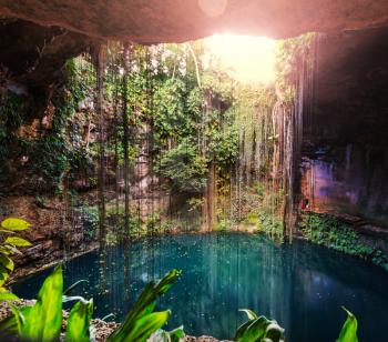 Ik-Kil Cenote,  Mexico