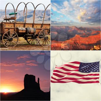 American theme collage