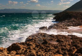 Beautiful sea shore in Cyprus