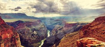 Picturesque landscapes of the Grand Canyon