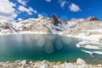 Beautiful Alpine lakes wilderness area  in Washington, USA