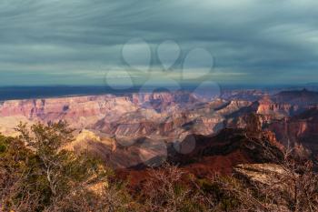 Picturesque landscapes of the Grand Canyon
