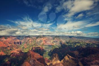 Waimea canyon,Kauai,Hawaii