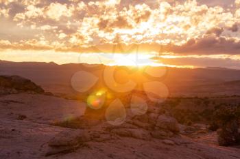 Sandstone formations in Utah, USA