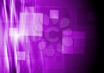 Royalty Free Clipart Image of an Abstract Purple Background