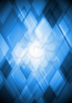 Royalty Free Clipart Image of an Abstract Blue Background