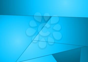 Abstract blue design. Vector background eps 10