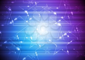 Abstract shiny stars background. Vector design eps 10